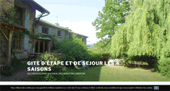 Desktop Screenshot of gite-4saisons.fr